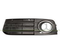 Rejilla izquierda parachoques delantero para Audi A4 2007 al 2011 con orificio cromato