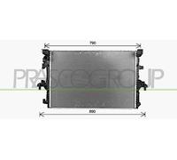 PRASCO VG921R002 Radiador, refrigeración del motor
