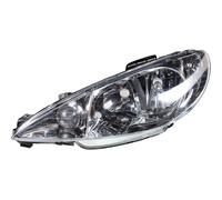 PRASCO Faro Halógeno Izquierdo Para Peugeot 206 CC 2D 2A/C 2E/K