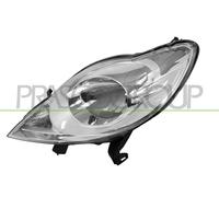 PRASCO Faro Principal H4 Izquierdo Compatible Para Peugeot 107