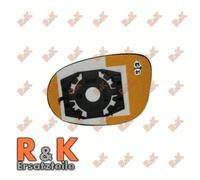 PRASCO FD0087507 Cristal de espejo retrovisor exterior calefactable convexo izquierda Compatible con FORD KA RU8