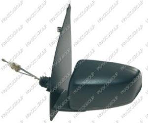 PRASCO FT1227114P Espejo retrovisor ajustable desde interior Ajuste por cable convexo izquierda Compatible con FIAT PANDA 169 PANDA Van 169