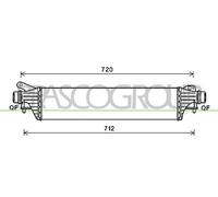 Intercooler De Aluminio Soldado Con Conectores Rápidos Para Opel Corsa E