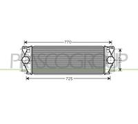 PRASCO Intercooler Para Mercedes-Benz Sprinter 3-T Kasten 906 211 CDI