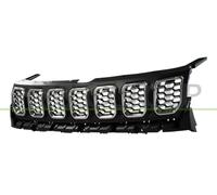 PRASCO JE0352001 Rejilla delantera cromo/negro Compatible con JEEP Compass MP, M6
