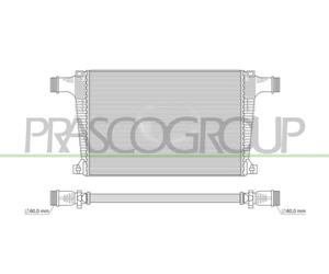 PRASCO Ladeluftkühler AD835N001