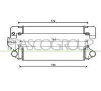 PRASCO Ladeluftkühler FD730N002