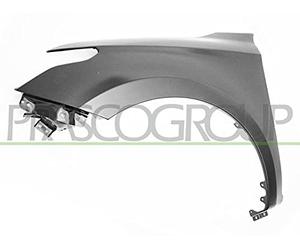 PRASCO MB8243004 Guardabarros Delante, izquierda Compatible con MITSUBISHI L 200 / Triton Pick-up KJ, KK, KL