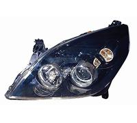 Prasco Faro proyector delantero derecho Opel Vectra C (2005 en adelante) H7-H1 eléctrico negro
