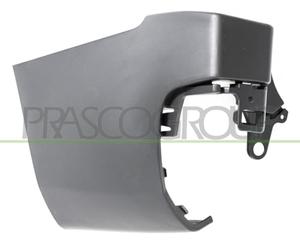 PRASCO Parachoques OP9121164 Eje trasero izquierda negro graneado Compatible con OPEL Combo Limusina X19, K9, VAUXHALL Combo Mk4 E MPV X19