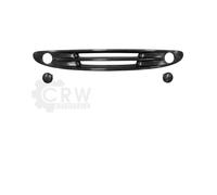 PRASCO Parrilla Del Radiador Apto para Smart Fortwo Coupé 450 0.8 CDI 0.7 Negro