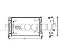 PRASCO Radiador Refrigerante Para Audi A6 Avant S6 QUATTRO 4.2