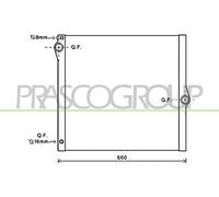 PRASCO Refrigerador De Agua Para BMW X5 4.8i xDrive48i 3.0 Si