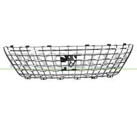 PRASCO Rejilla Parachoques Delantera para Peugeot 3008 SUV Negro