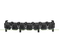PRASCO Rejilla Parilla Delantera Enfriador Negro Para Jeep Compass MX M 6 MP