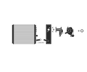 PRASCO Wärmetauscher, Innenraumheizung FT119H001