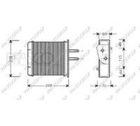 PRASCO FT132H001 Radiador de calefacción