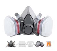 Prassia Semimáscaras Reutilizables De Seguridad, Filtros De Pintura, Productos Químicos, Vapor Orgánico Y Otros Equipos De Protección De Trabajo Adecuados Para Varios Entornos De Trabajo