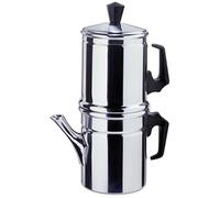 Ilsa Cafetera Napoletana para 1 taza, aluminio puro