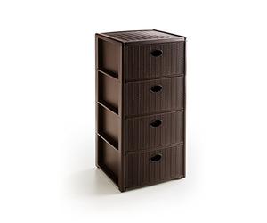 Pratesi Cajón Elegance 3 Cajones Slim Moka Cm30X40Xh.60