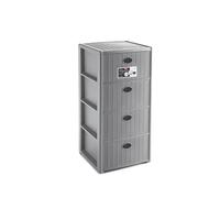 Pratesi Stefanplast Cómoda Elegance 4 Cajones Slim Blanco 30x40x80 cm