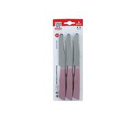 Pratesi Lote de 6 Cuchillos DE Mesa CM.11 Antiguo, Acero Inoxidable 18/8, Rosa Antico, One Size