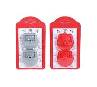 Pratesi Pack 2 Tapones Fregadero DM.52, Acero Inoxidable 18/8, Multicolor, One Size