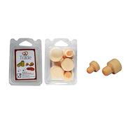 Pratesi Pack de 5 Tapas DE Setas SINTÉTICAS D.21, 18/8 Stainless Steel, Multicolor, One Size