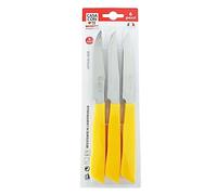 Pratesi Pack de 6 Cuchillos Linea Happy Color Amarillo BIST.CM.11, 18/8 Stainless Steel, Multicolor, One Size