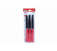 Pratesi Pack de 6 Cuchillos TAV.CM.11 Rojo I Linea CLASSICI, Acero Inoxidable 18/8, Multicolor, One Size