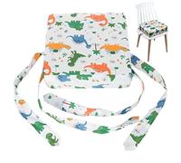 Pratvider Asiento Elevador para Mesa - Asiento Mesa Aumento Grueso | Cojín Asiento para niños con Correas, sillas Altas portátiles para bebés y niños pequeños