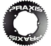 Praxis Coronas Aero 110 Bcd TT 52/36, Adultos Unisex, Negro, Talla única