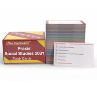 Praxis Social Studies Content Knowledge 5081 Study Cards: Praxis Social Studies Prep and Practice Test Questions [Full Color Cards]