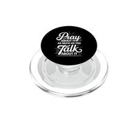Pray About It As Much As You Talk About It - PopSockets PopGrip para MagSafe