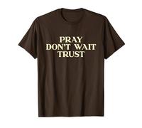 Pray Don't Wait Trust, Christian Shirt, Jesus Faith Easter Camiseta