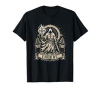 Pray Fight Soportar Christian Warrior Knight Templario Camiseta