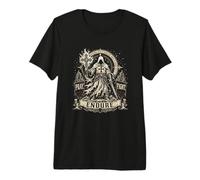 Pray Fight Soportar Christian Warrior Knight Templario Camiseta Premium