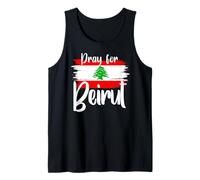 Pray For Beirut Lebanon Camiseta - Beirut, Beirut Líbano Camiseta sin Mangas