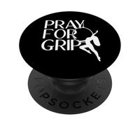 Pray For Grip - Aro para Antena de Amor, Regalo de Yoga aéreo PopSockets PopGrip Adhesivo
