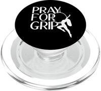 Pray For Grip - Aro para Antena de Amor, Regalo de Yoga aéreo PopSockets PopGrip para MagSafe