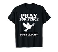 Pray for Peace Shirt Pope León XIV Catholic Dove tee Camiseta