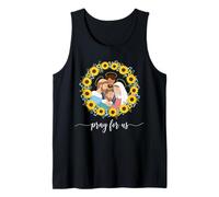Pray For Us Family Mary Joseph - Corona de Girasol Camiseta sin Mangas