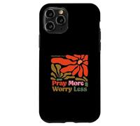 Pray More Biblia Cita Cristiana Fe Carcasa para iPhone 11 Pro