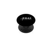 Pray On It Pray Over It Pray Through It PopSockets PopGrip Adhesivo