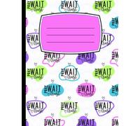Pray Wait Trust Christian Composition Notebook College Ruled 200 Pages