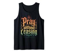 Pray Without Ceasing 1 Tesalonicenses 5:17 Versículo de la Biblia Camiseta sin Mangas
