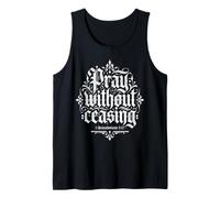 Pray Without Ceasing 1 Tesalonicenses 5:17 Versículo de la Biblia Camiseta sin Mangas