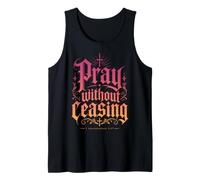 Pray Without Ceasing 1 Tesalonicenses 5:17 Versículo de la Biblia Camiseta sin Mangas