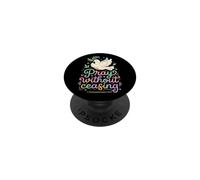 Pray Without Ceasing 1 Tesalonicenses 5:17 Versículo de la Biblia PopSockets PopGrip Adhesivo