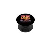Pray Without Ceasing 1 Tesalonicenses 5:17 Versículo de la Biblia PopSockets PopGrip Adhesivo